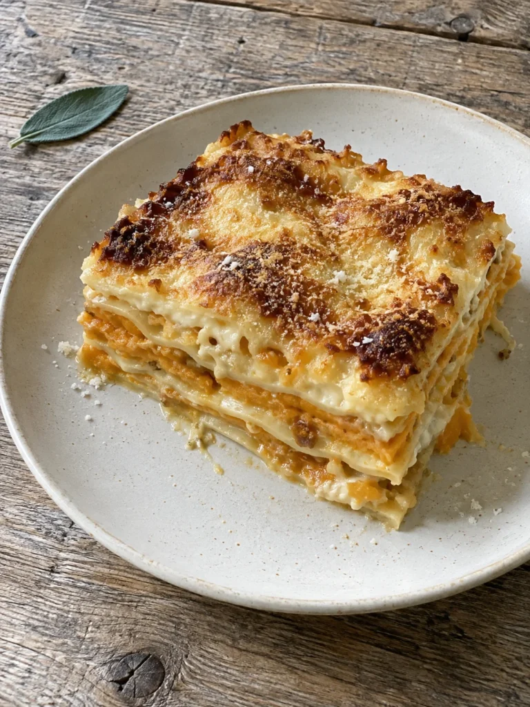 Butternut Squash Lasagna from Mantova (Lasagne alla Zucca)