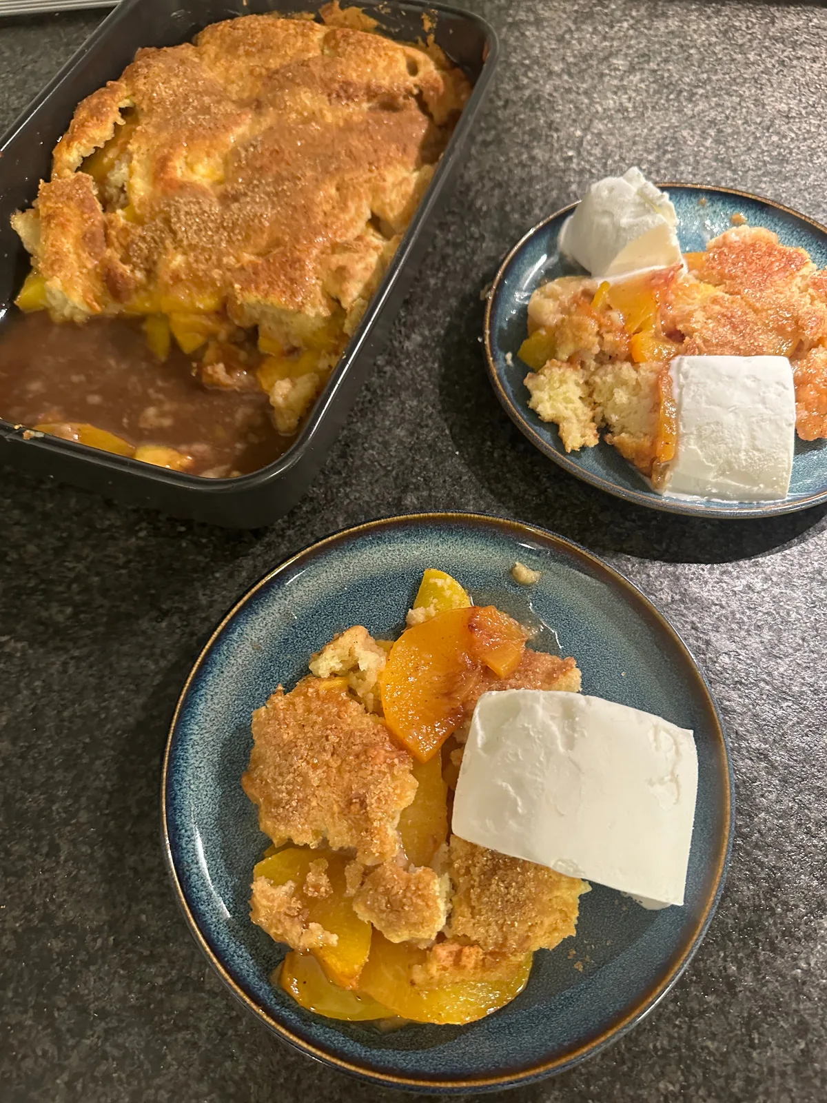 Baking Peach Cobbler That I Tried In Georgia, cooked by Janis, photo 6