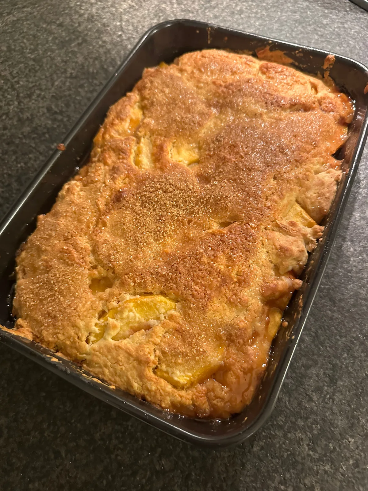 Baking Peach Cobbler That I Tried In Georgia, cooked by Janis, photo 5