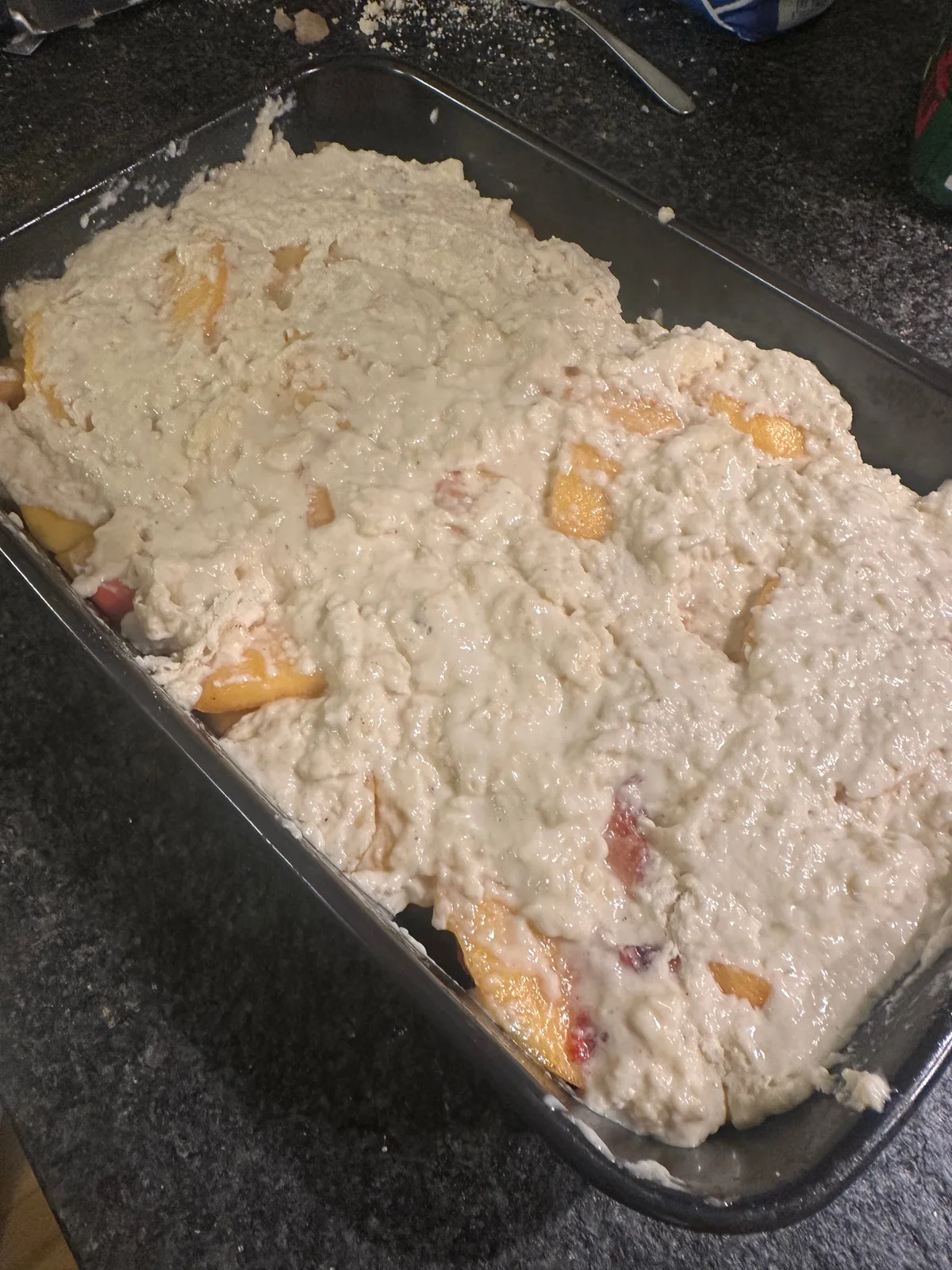 Baking Peach Cobbler That I Tried In Georgia, cooked by Janis, photo 4