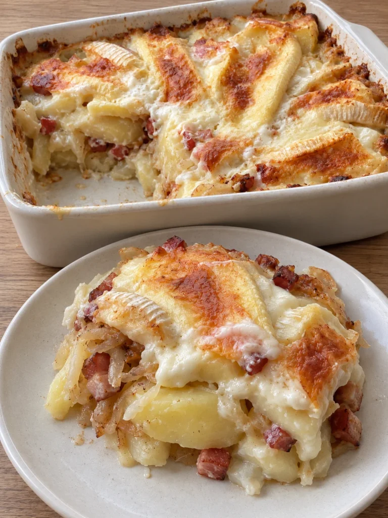 Tartiflette Savoyarde, the Way They Make It in the Aravis Valley from the side