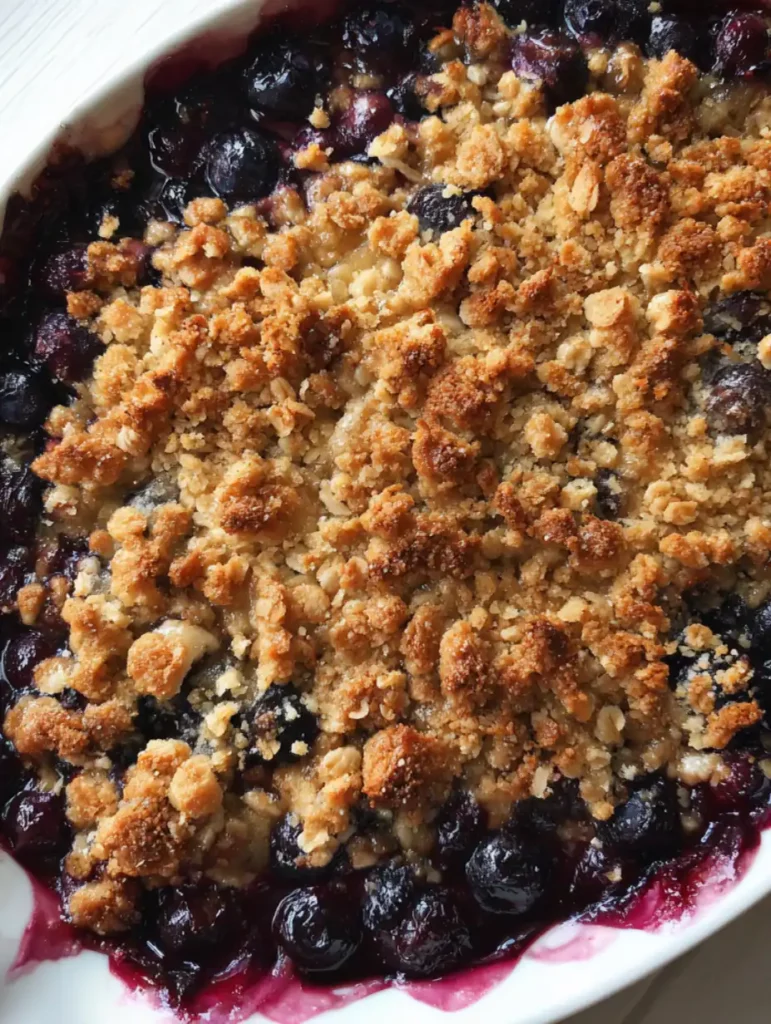 blueberry crisp recipe