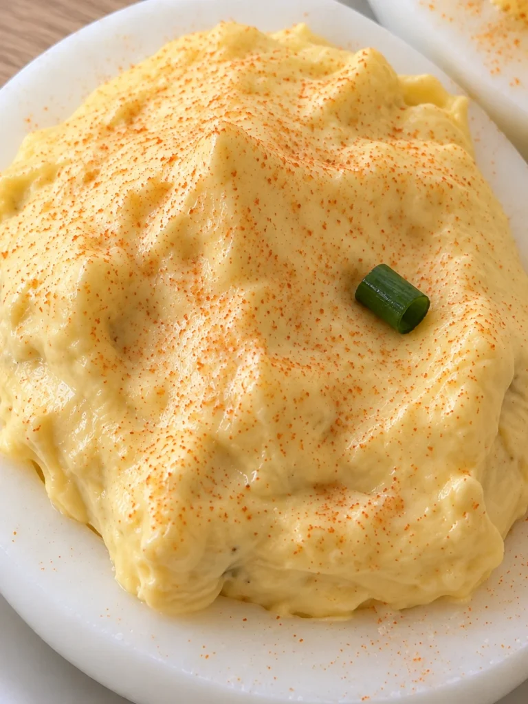 Classic Deviled Eggs the Southern Potluck Way close up