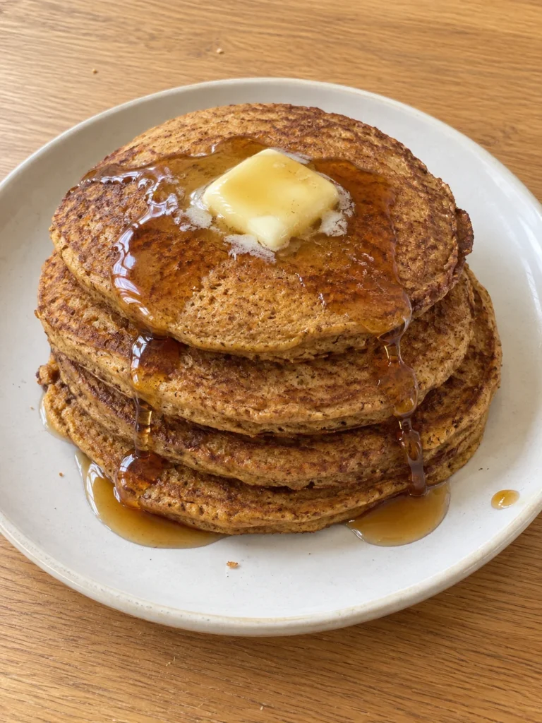 Fluffy Buttermilk Pumpkin Pancakes with Warm Fall Spices