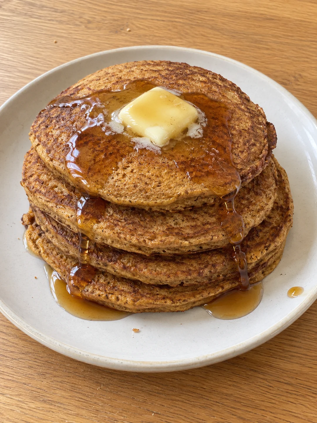 Fluffy Buttermilk Pumpkin Pancakes with Warm Fall Spices