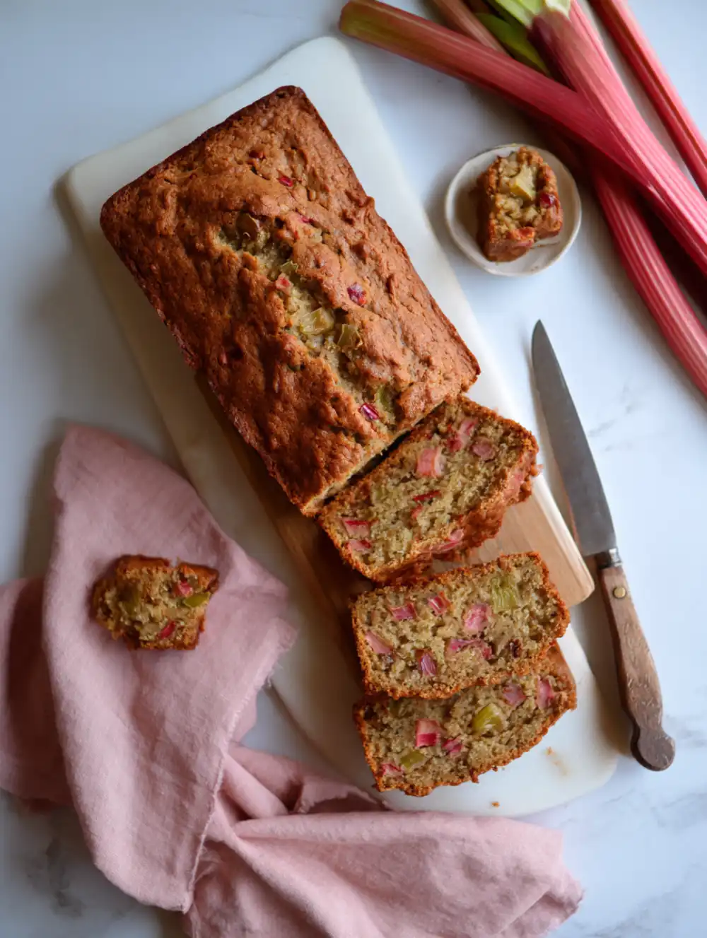 My First Rhubarb Bread | Woo Destinations