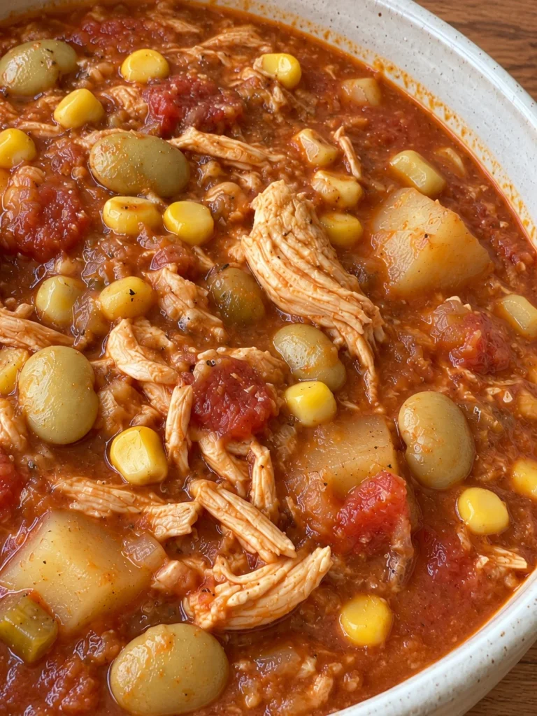 Brunswick Stew from Brunswick County, Virginia close up