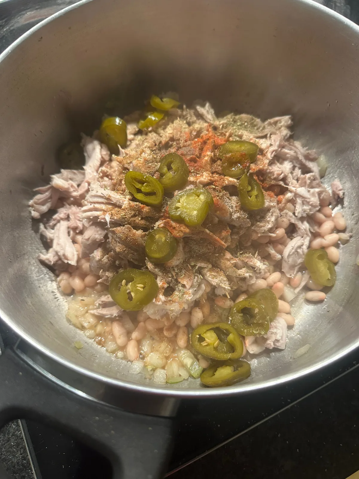 Making Original White Chicken Chili at Home, cooked by Janis, photo 4