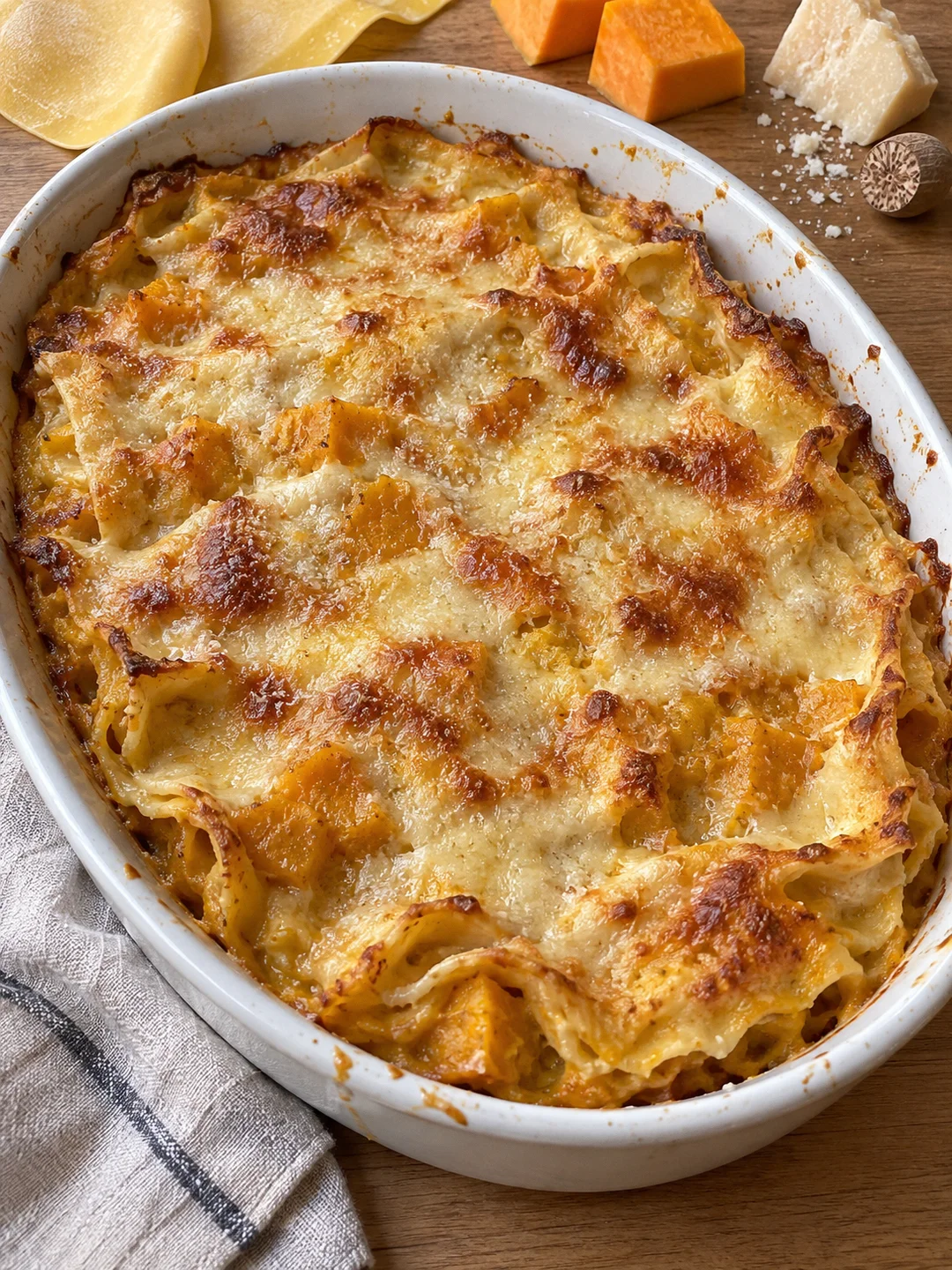 Pumpkin Lasagna from Mantua (Lasagne alla Zucca)