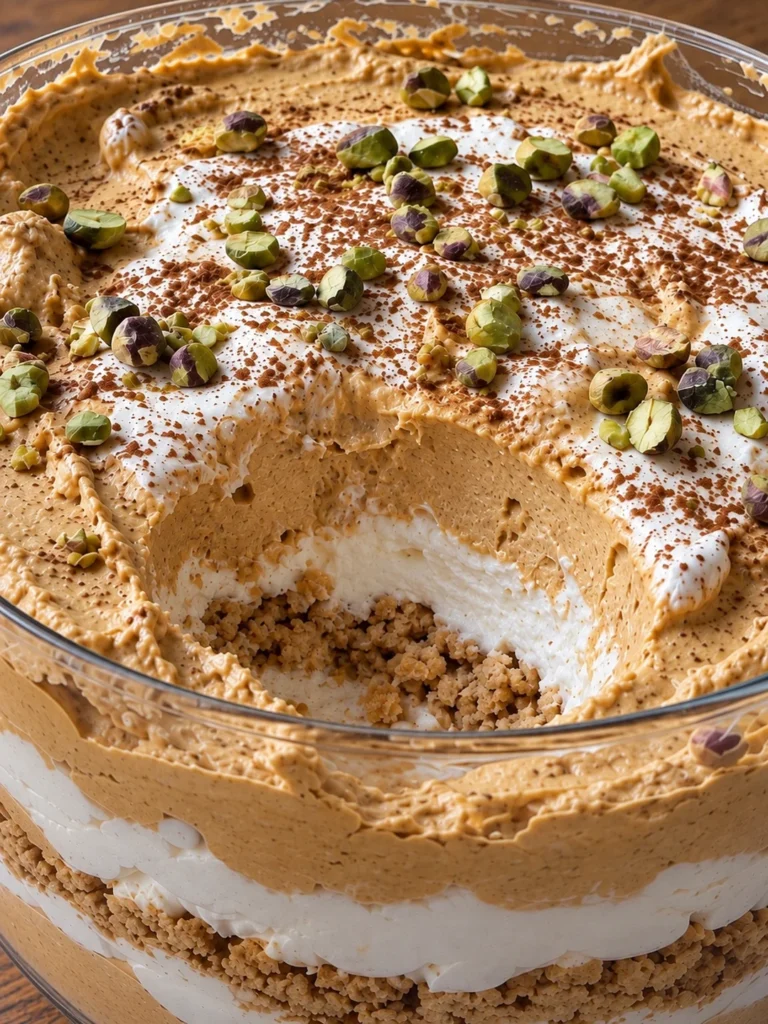 Pumpkin Fluff Dip, the No-Bake Potluck Classic close up