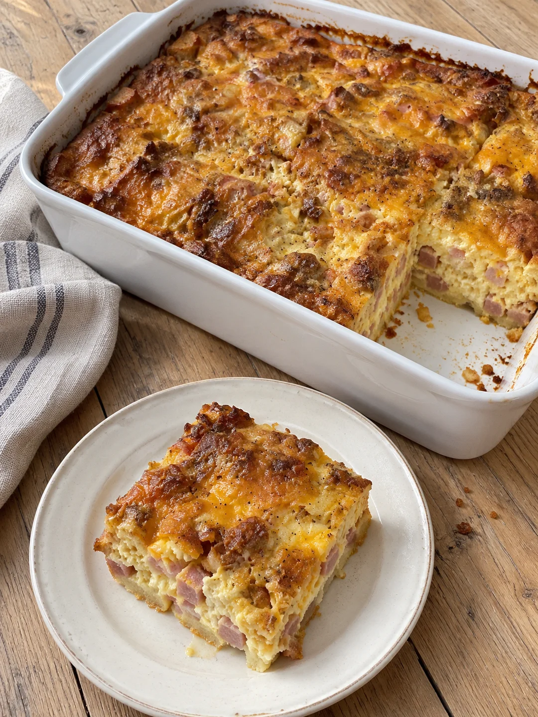 Amish Breakfast Casserole from Lancaster County, Soaked Overnight