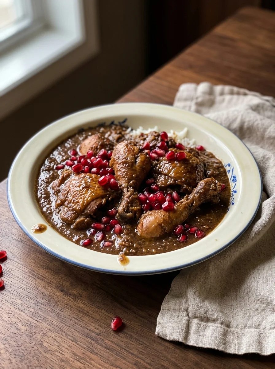 Persian Fesenjan (Khoresh-e Fesenjān) from Gilan