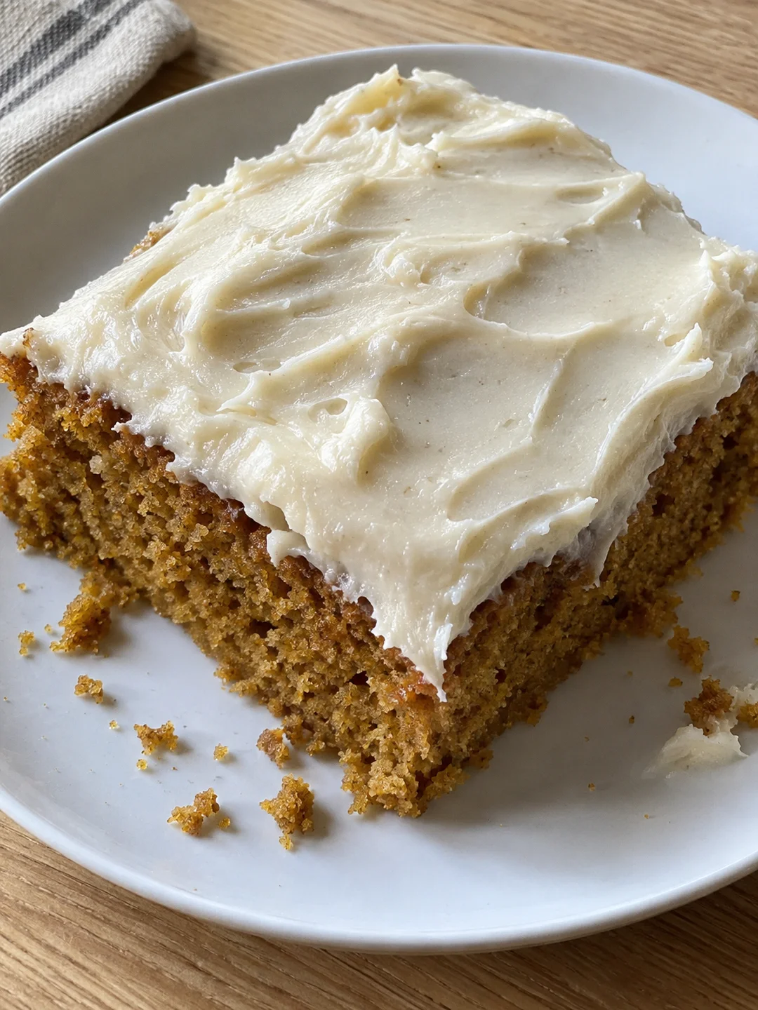 Midwest Church Supper Pumpkin Bars with Cream Cheese Frosting