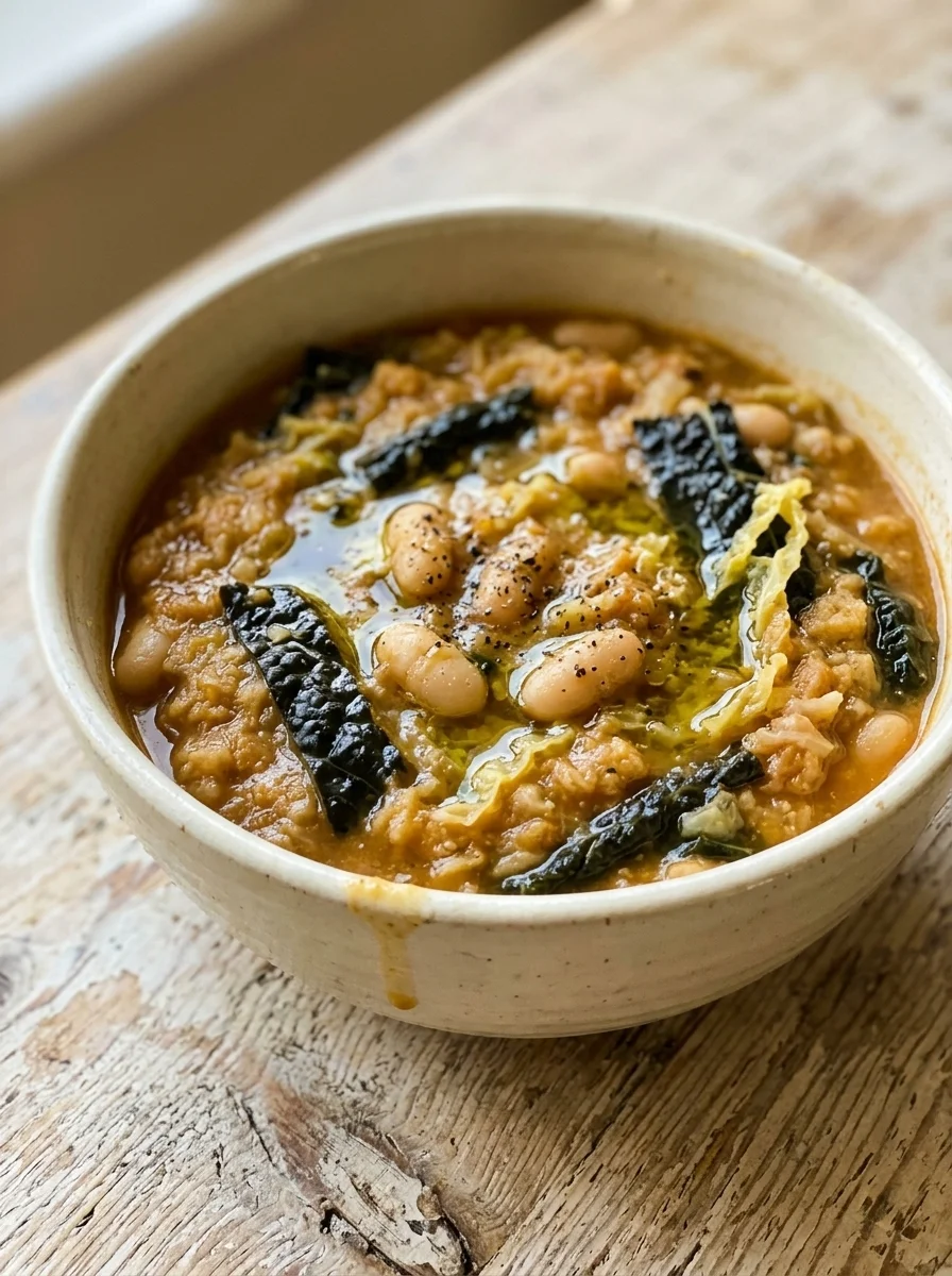 Tuscan White Bean Soup (Ribollita) the Old Florentine Way
