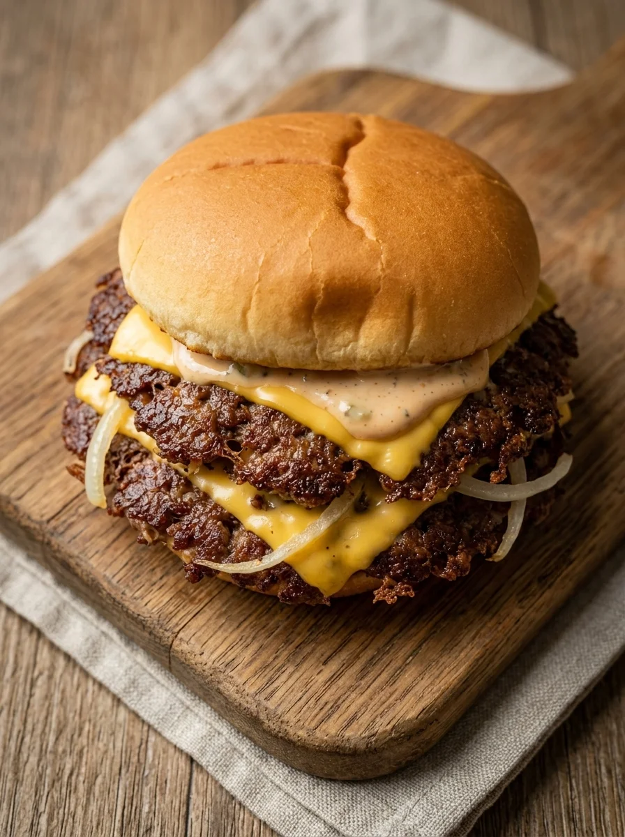 authentic Classic Smash Burgers with Special Sauce