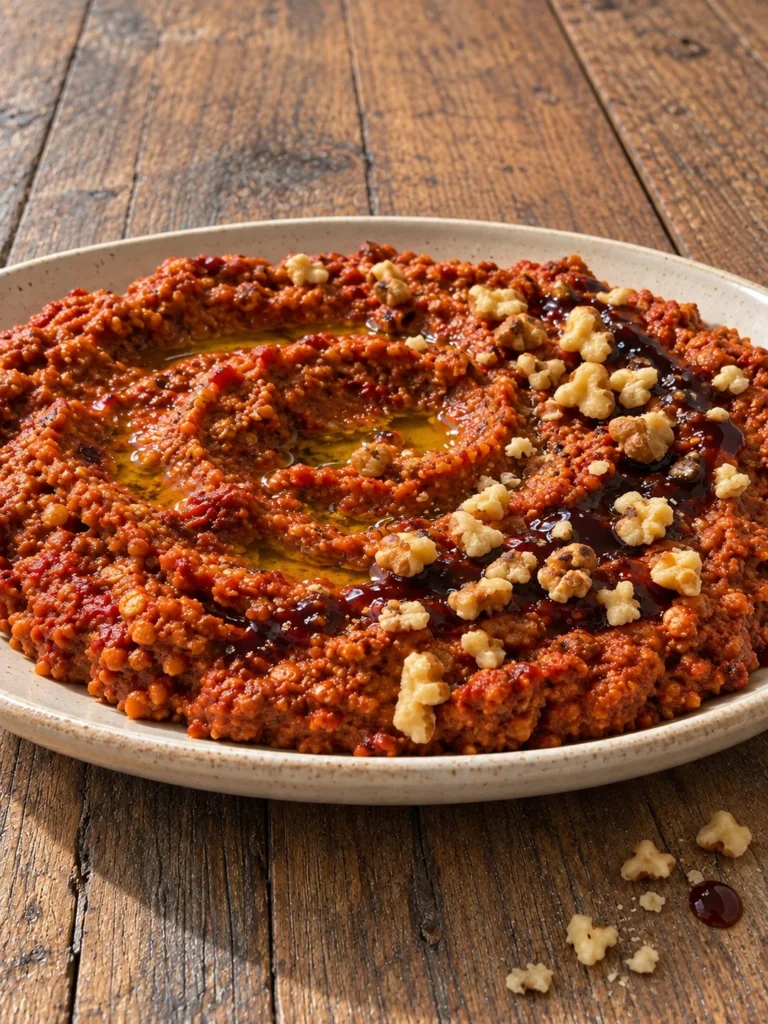 Lebanese Muhammara the Old Aleppo Way from the side