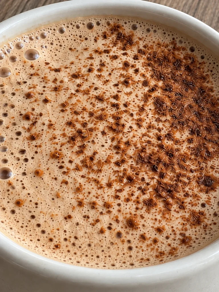 Pumpkin Chai Latte Made the Chaiwala Way, with Whole Spices and Real Pumpkin close up