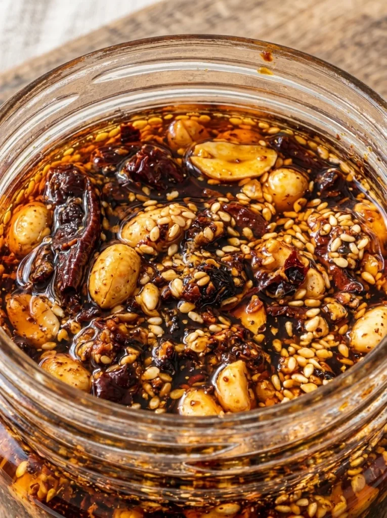 Veracruz Salsa Macha the Orizaba Way (Salsa Macha Veracruzana) close up
